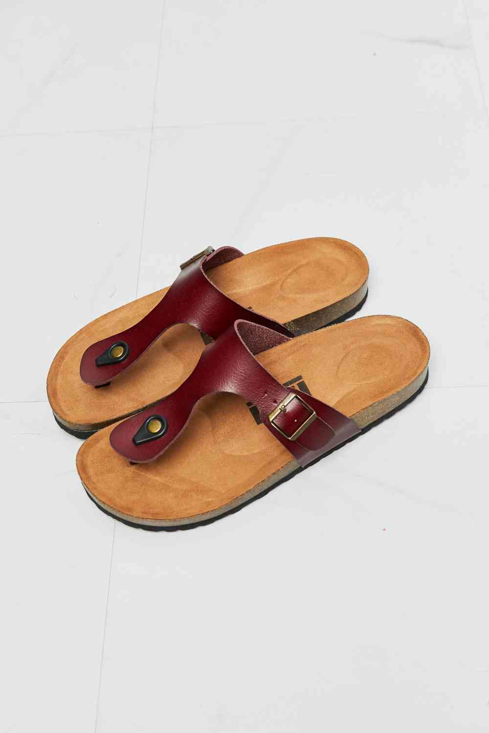 MMShoes Drift Away T-Strap Flip-Flop in Brown - Image 5