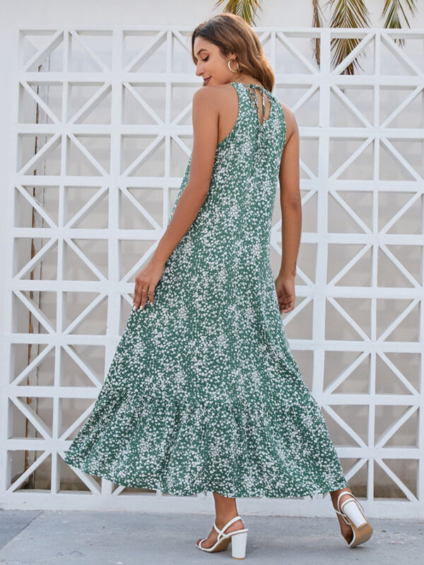 Ditsy Floral Scoop Neck Midi Cami Dress - Image 2