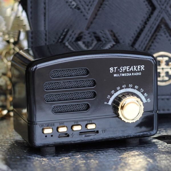 Retro Wireless Mini Speakers Stereo Bluetooth Speakers - Image 5