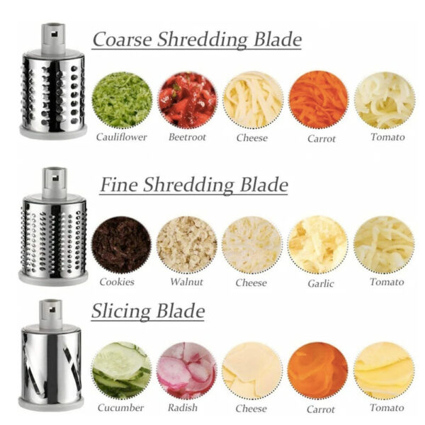 Multi-functional Stainless Steel Kitchen Slicer Grater Kit - Image 2