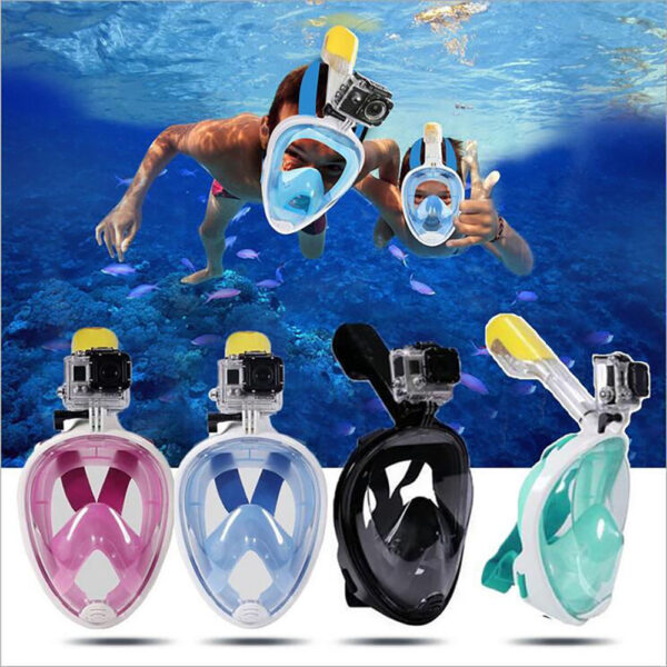 Diving Mask Scuba Mask Anti-Fog Equipment Green - Image 2