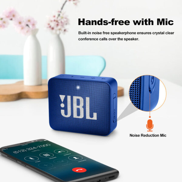 JBL GO 2 Wireless Bluetooth Speaker IPX7 Waterproof With Mic - Image 6