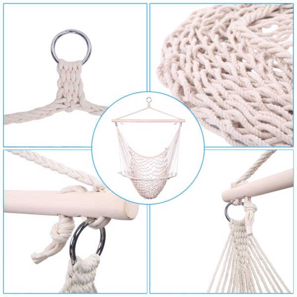 Hanging Rope Air/Sky Chair Swing - Image 3