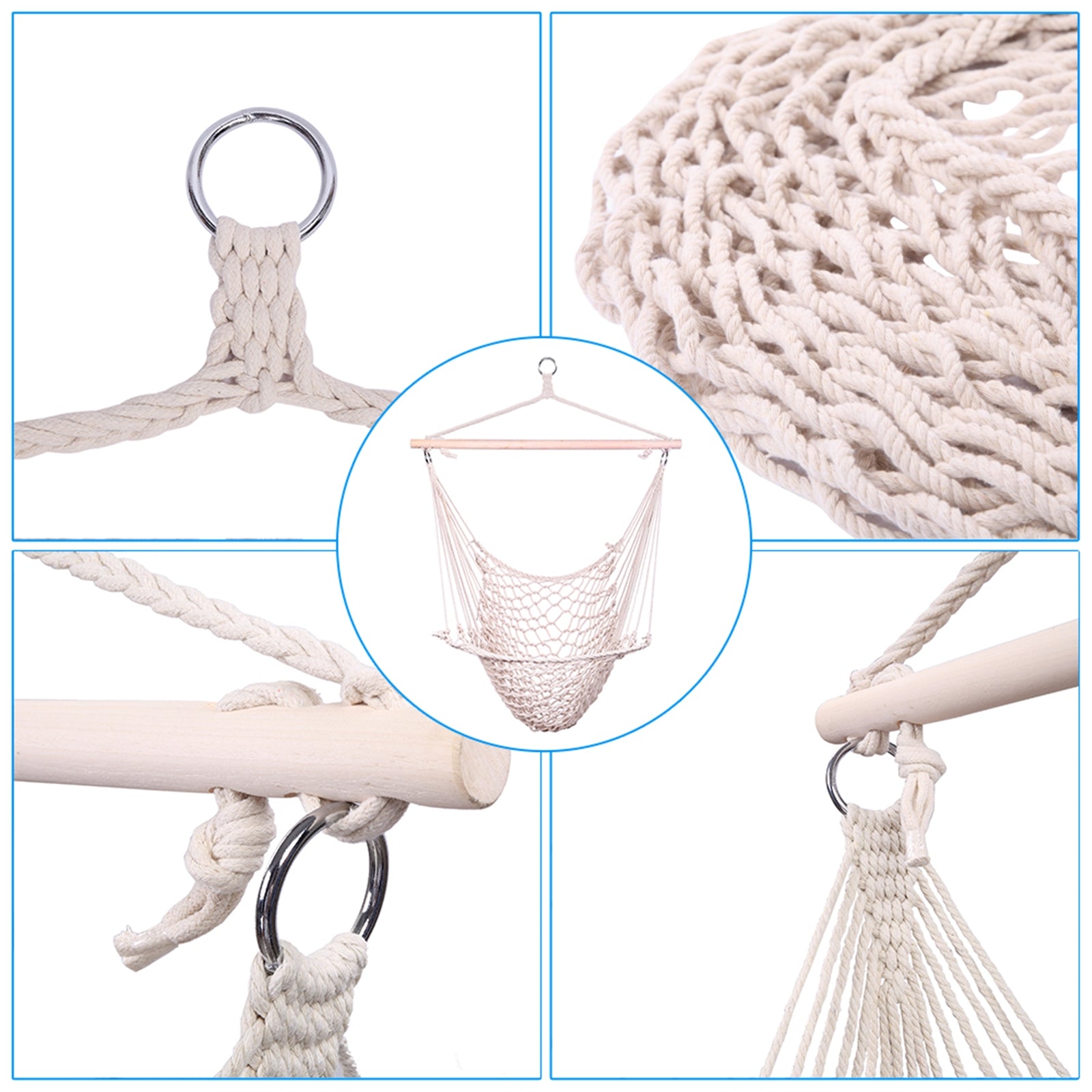 Hanging Rope Air/Sky Chair Swing - Image 3