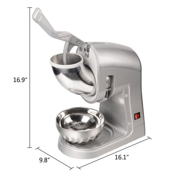 120V 350W Commercial Removable Dual Blades Electric Ice Crusher - Image 6