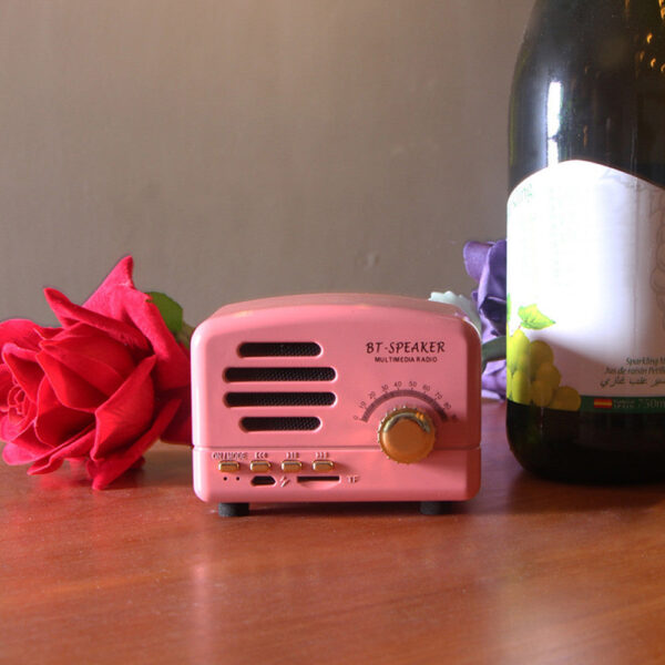 Retro Wireless Mini Speakers Stereo Bluetooth Speakers - Image 6