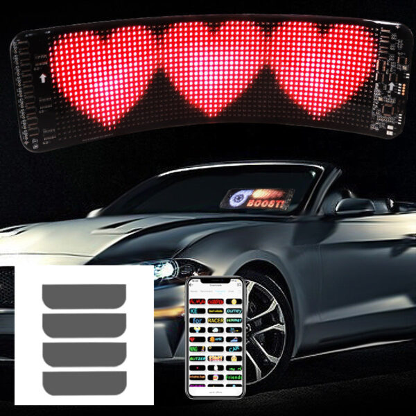 LED Customizable Fun Ride Bluetooth Car Sign - Image 2