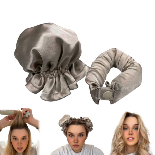 Satin Heatless Curling Buns Set - Image 8