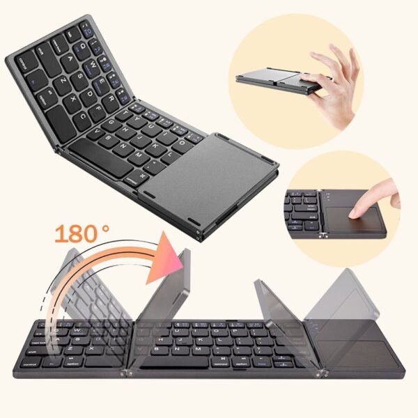 Foldable Bluetooth Mini Keyboard