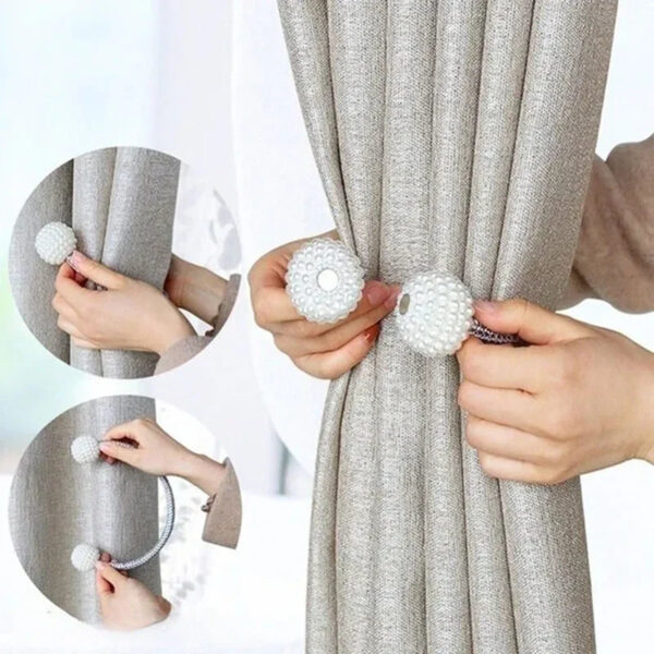 Pearl Magnetic Curtain Buckles - Image 15