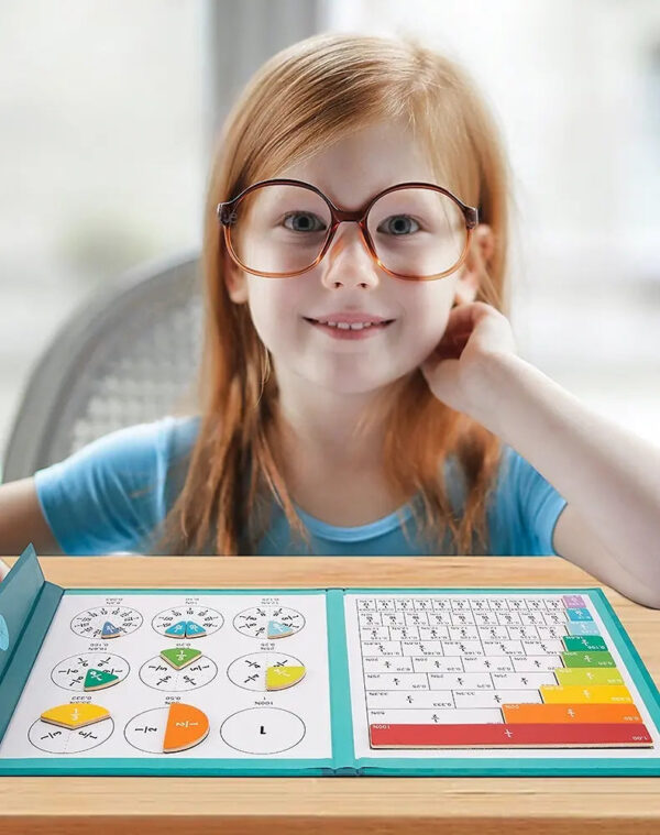 Magnetic Fraction Educational Puzzle - Image 2