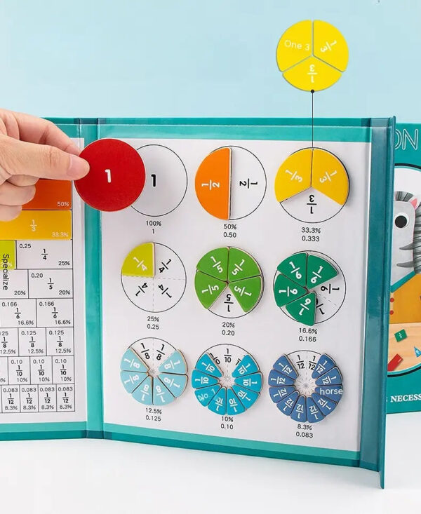 Magnetic Fraction Educational Puzzle - Image 10