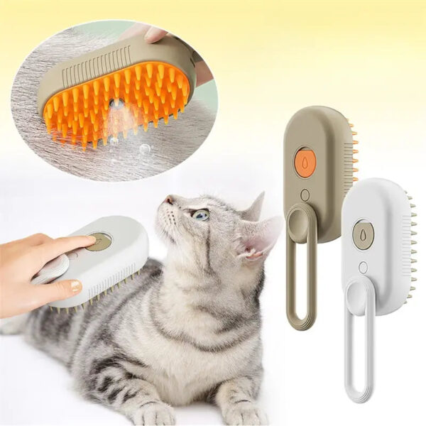 Cozyk™ Rechargeable Steam Pet Brush