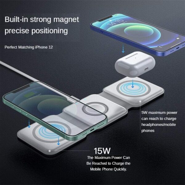 3-in-1 Magnetic Wireless Charger - Image 3