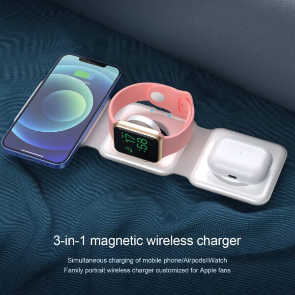 3-in-1 Magnetic Wireless Charger