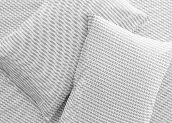 100% Supima Cotton, 400 Thread Count Percale Stripe Sheet Set - Image 3