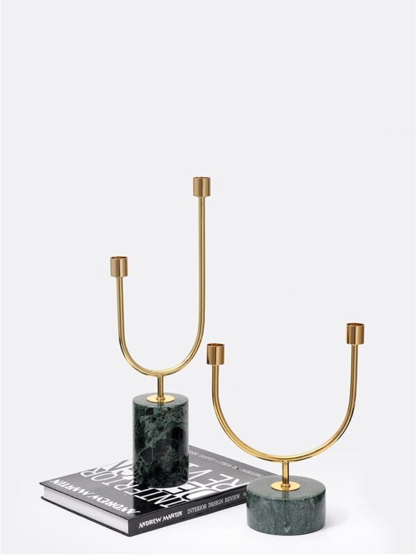 Luxe Marble Candle Holder - Image 3