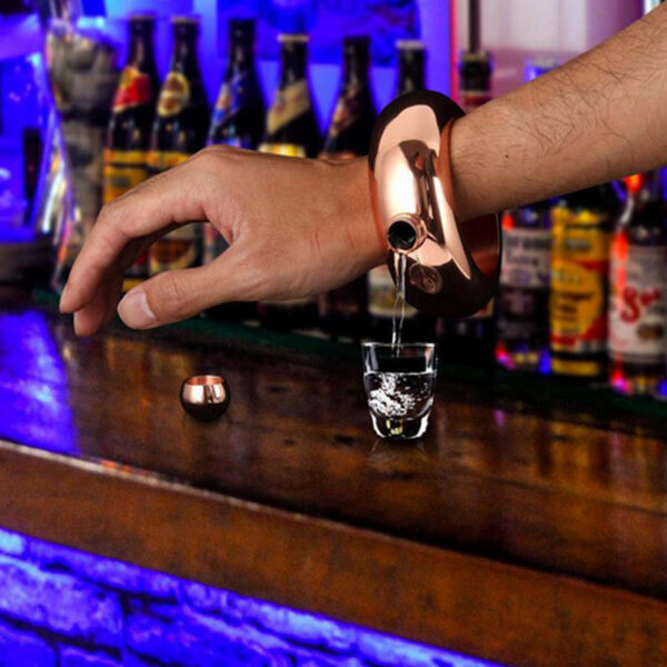Flagon Funnel Bangle Hip Flask Alcohol Bracelet - Image 7