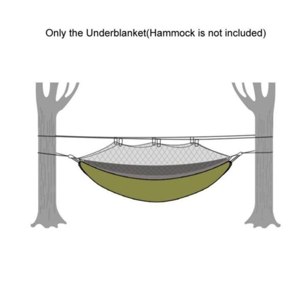 Durable Waterproof Nylon Outdoor Camping Hammock Underquilt - Image 5