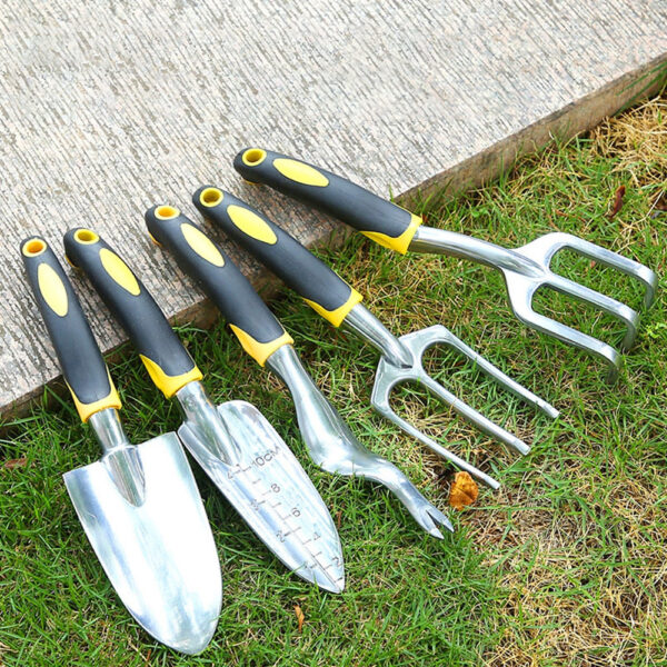 TAITU Garden Tool Hand Trowel Bonsai Shovel Rake,Cultivator,Weeder Tools With Ergonomic Handle,Garden Lawn Farmland Transplant - Image 2