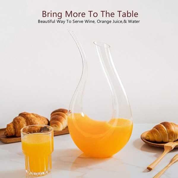 Clear Swan Wine Decanter (1.5L) - Image 9