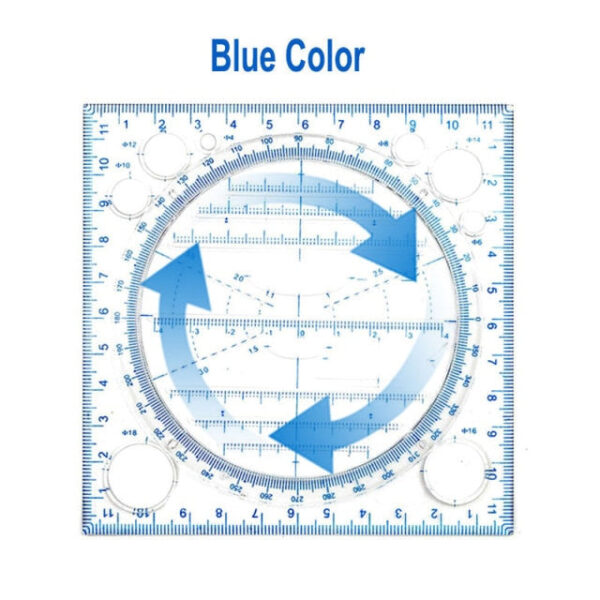 Multifunction Rotatable Geometry Ruler - Image 6
