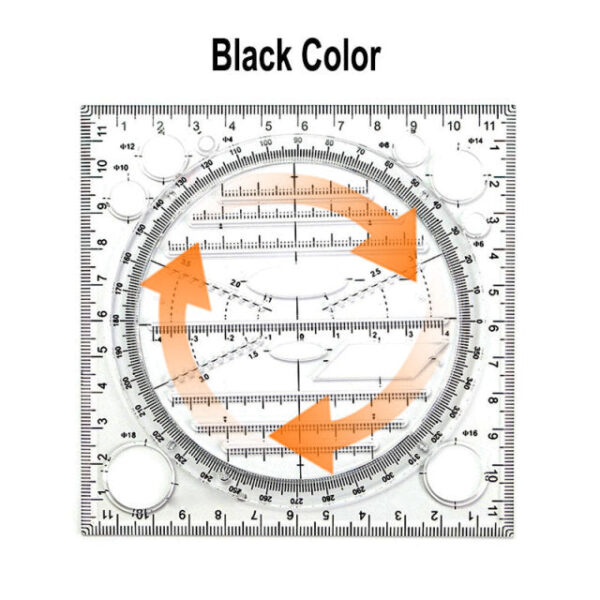 Multifunction Rotatable Geometry Ruler - Image 5