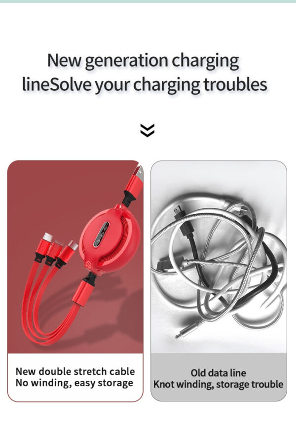 3in1 Mobile Charging Cable - Image 4
