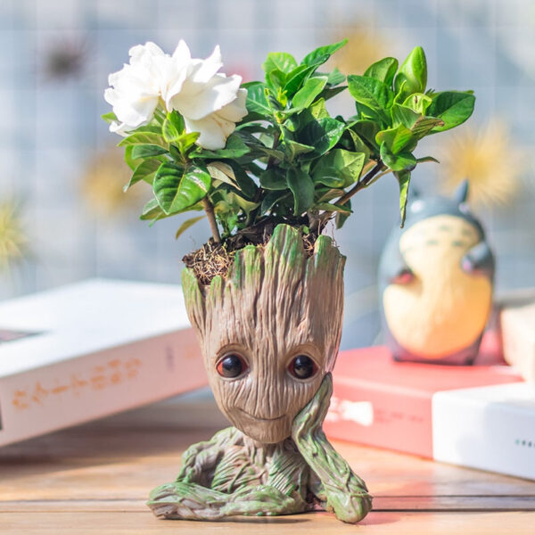 Groot Flowerpots Home Decoration Children'S Toys Pens Storage Organizer Flowerpots Garden Planter Multifunction Storage Crafts - Image 2