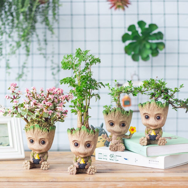 Groot Flowerpots Home Decoration Children'S Toys Pens Storage Organizer Flowerpots Garden Planter Multifunction Storage Crafts - Image 12