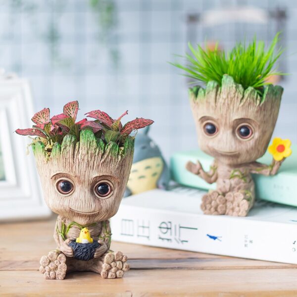 Groot Flowerpots Home Decoration Children'S Toys Pens Storage Organizer Flowerpots Garden Planter Multifunction Storage Crafts - Image 11