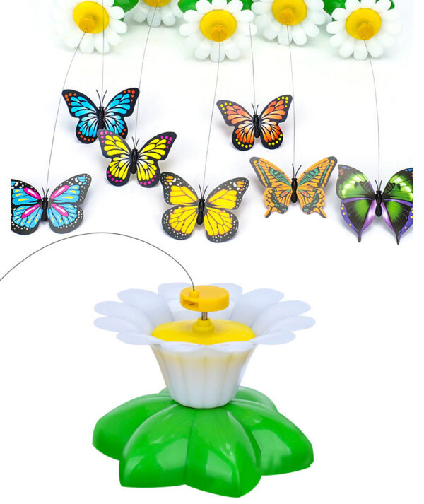 Flying Colorful Butterfly Cat Toy - Image 2