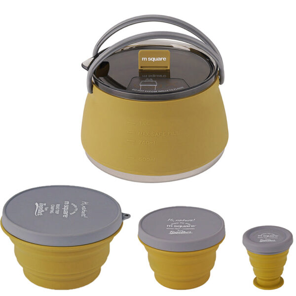 Silicone Folding Kettle For Camping