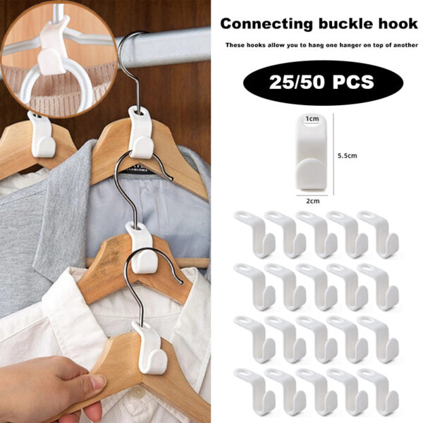 Clothes Hanger Connector Hooks