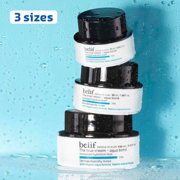 belif The True Cream Aqua Bomb Hydrating Moisturizer With Squalane - Image 4