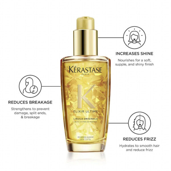 Kérastase Elixir Ultime Hydrating Hair Oil Serum - Image 3