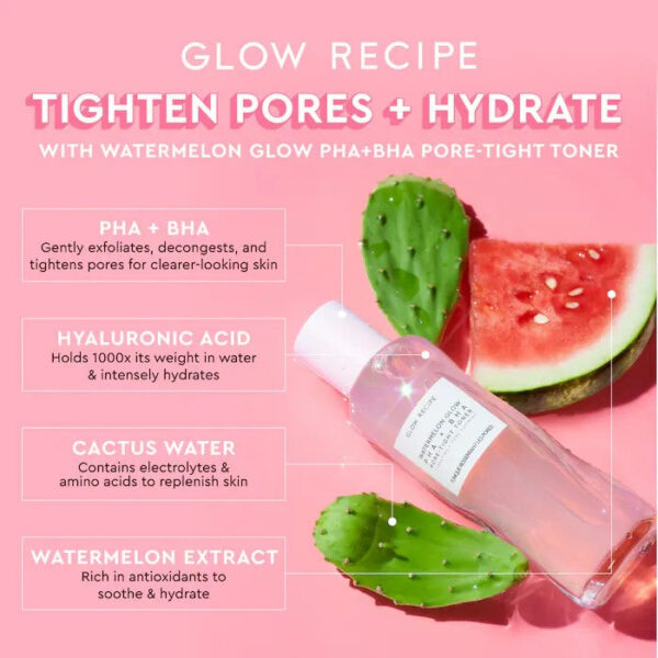 Glow Recipe Watermelon Glow PHA + BHA Pore-Tight Toner - Image 3