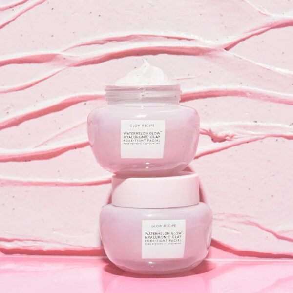 Watermelon Glow Hyaluronic Clay Pore-Tight Facial Mask - Image 7
