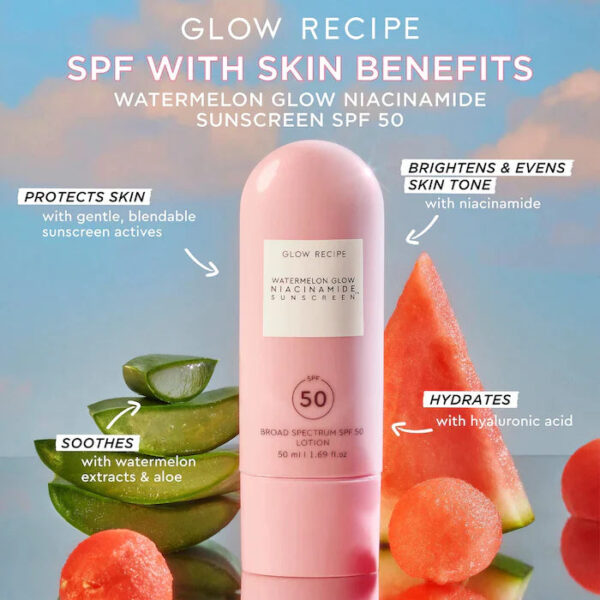 Watermelon Glow Niacinamide Sunscreen SPF 50 - Image 7