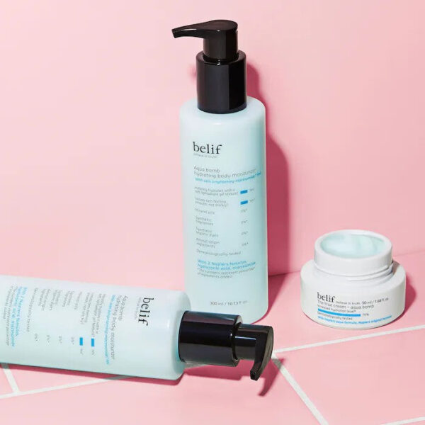 belif Aqua Bomb Hydrating Body Moisturizer with Niacinamide and Hyaluronic Acid 10.13 oz/ 300 mL - Image 9