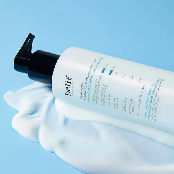belif Aqua Bomb Hydrating Body Moisturizer with Niacinamide and Hyaluronic Acid 10.13 oz/ 300 mL - Image 3